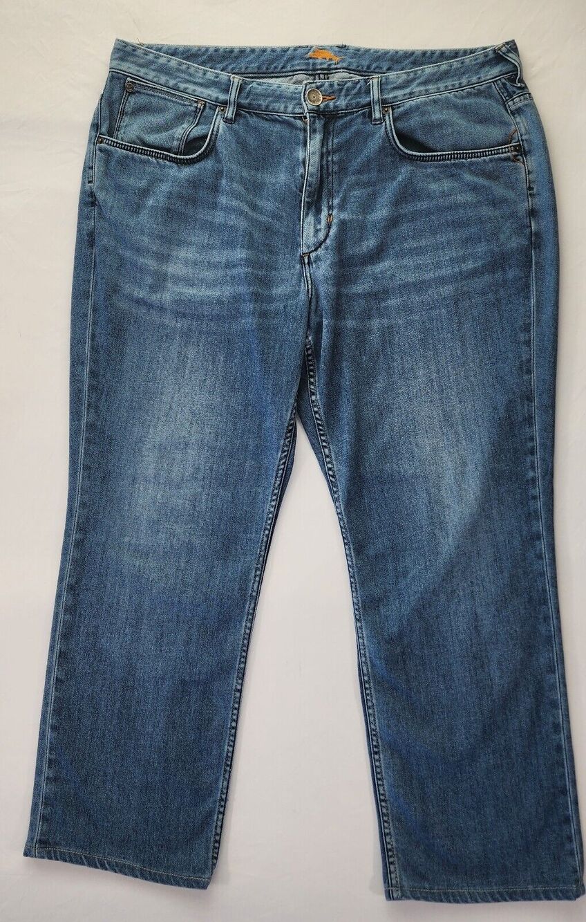 Tommy Bahama Jeans Mens 40x30 Blue Authentic Mid Rise Straight Casual Comfort